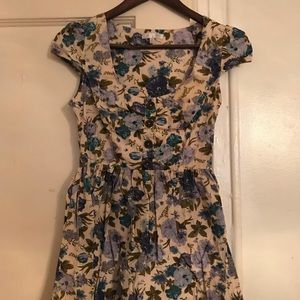 Dress with Blue Flowers !!!